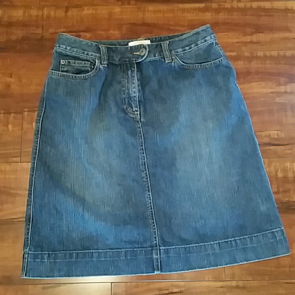 Talbots Jean Skirt - Picture 3 of 6